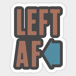 LEFT AF Sticker